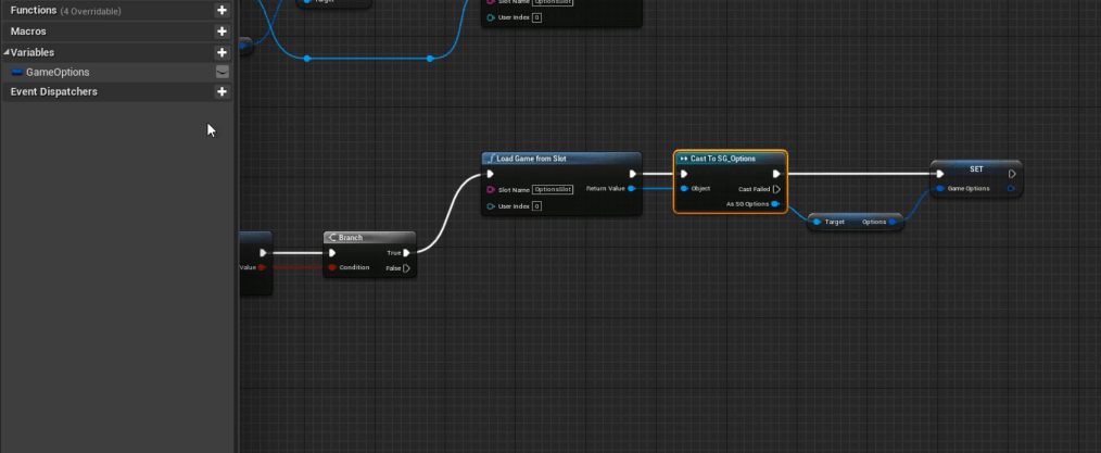 Blueprint: load options