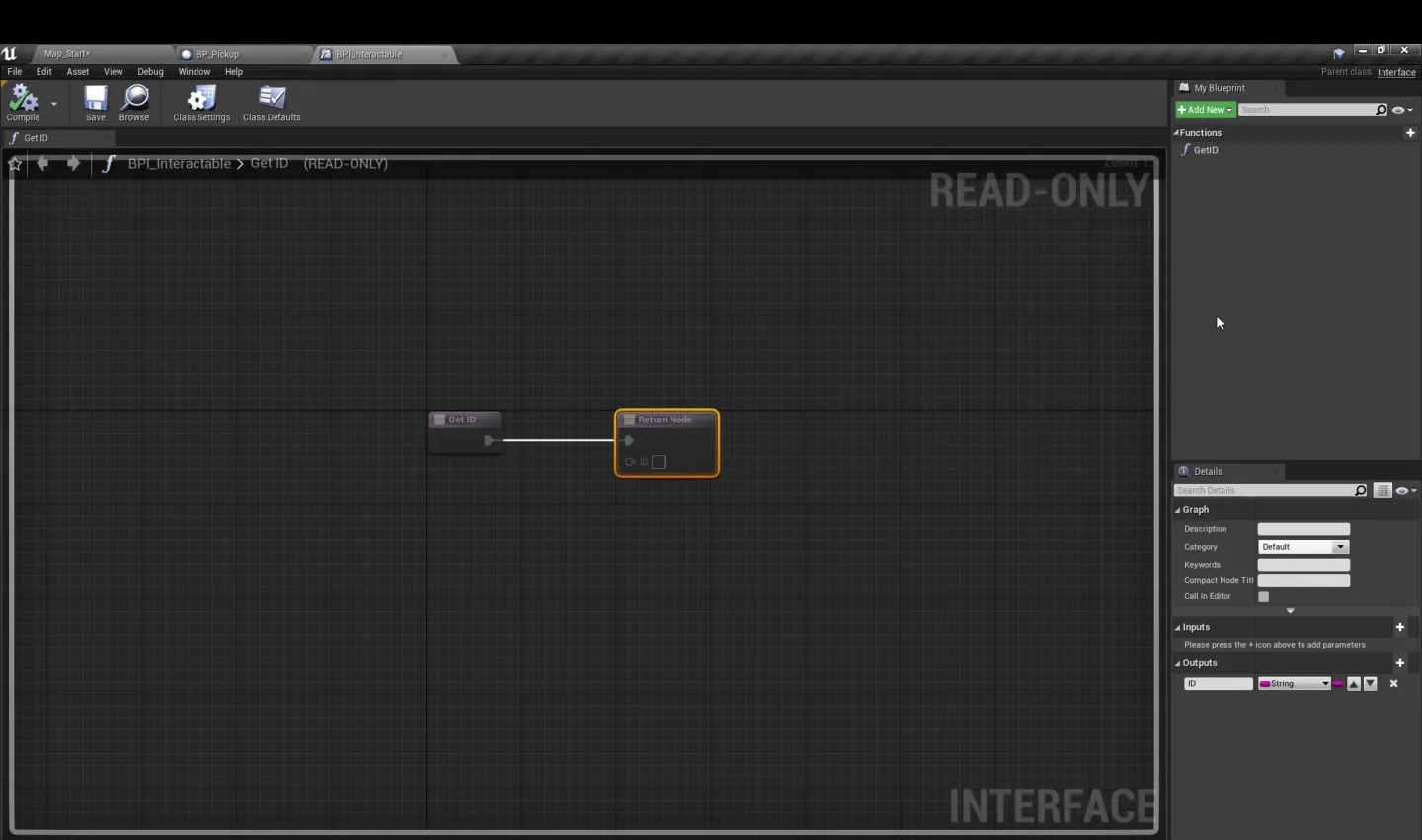 Blueprint: retrieve UniqueID for comparison