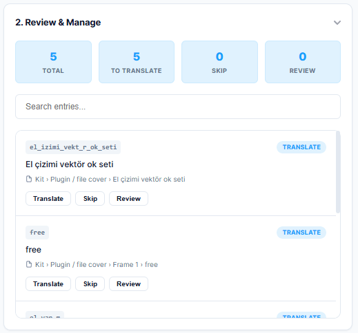 Translation Workflow
