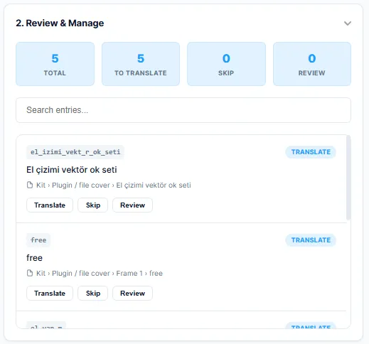 Translation Workflow