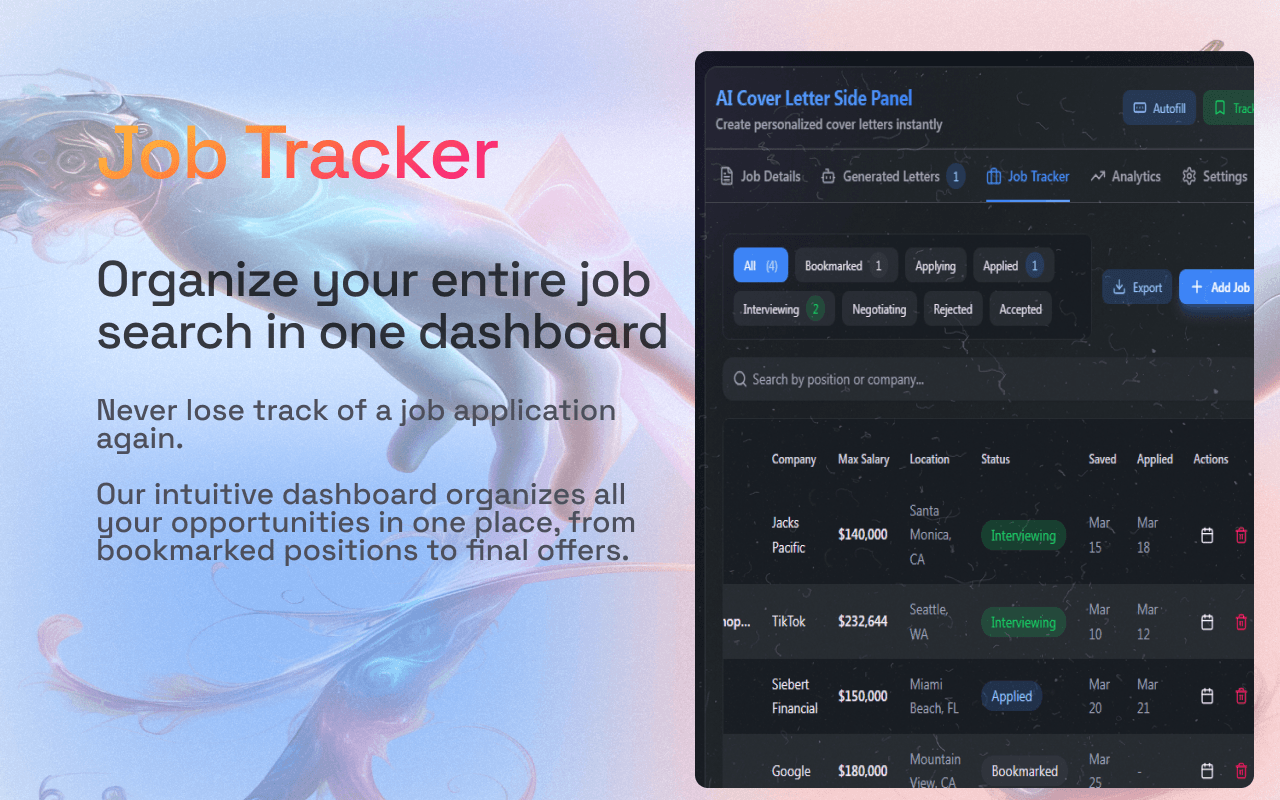 Job tracker