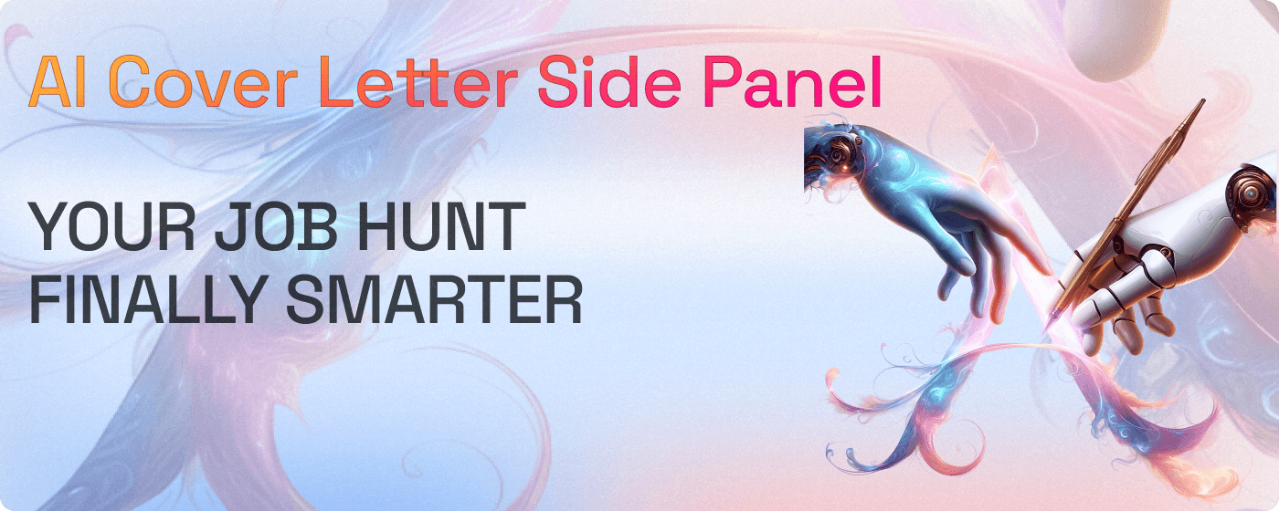 AI Cover Letter Side Panel