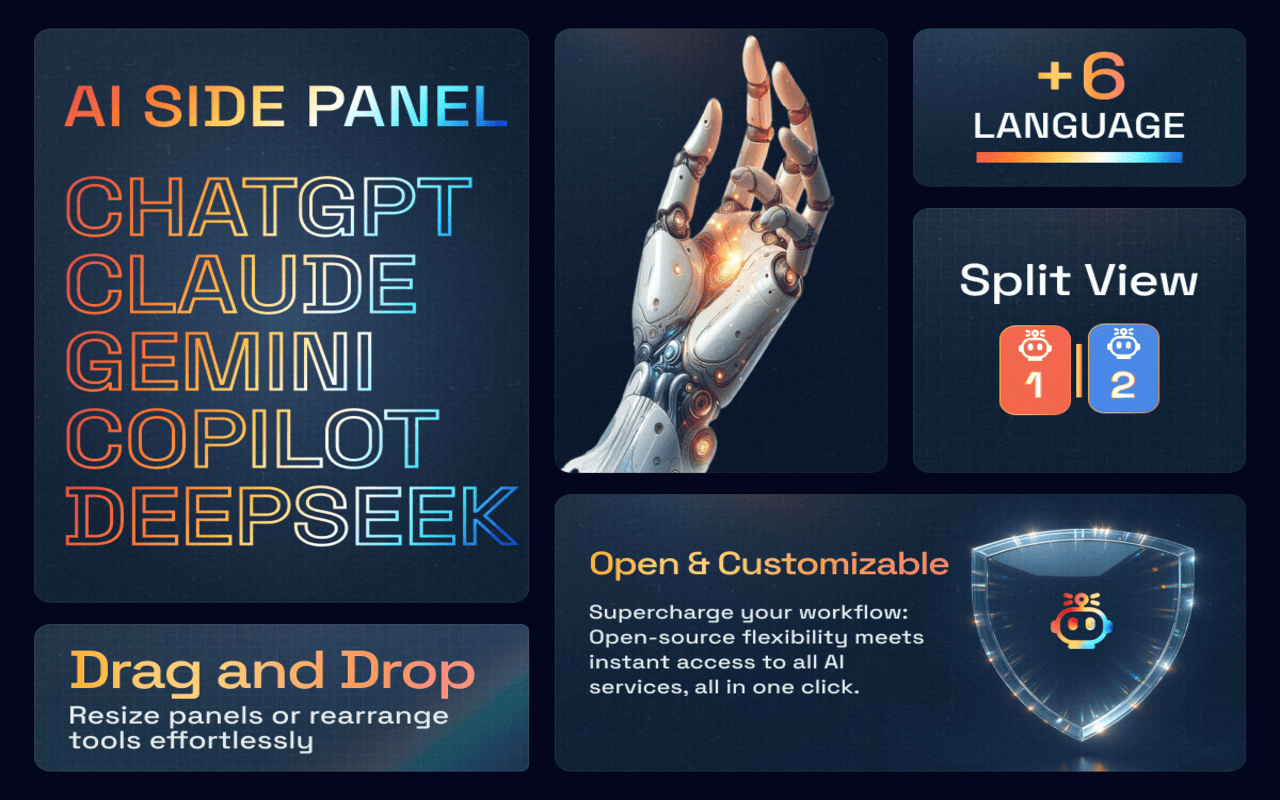 AI Side Panel showing ChatGPT integration