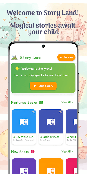 Story Land main interface