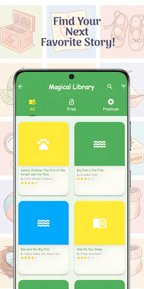 Story Land library view