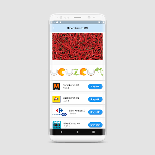 UCUZCUM Screenshot - Store Selection